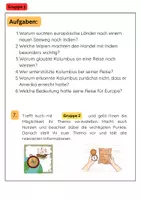Vorschau - Arbeitsblätter - Christoph Kolumbus & Entdeckung Amerikas Gruppenarbeit - Seite 2