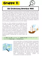 Vorschau - Arbeitsblätter - Christoph Kolumbus & Entdeckung Amerikas Gruppenarbeit - Seite 3