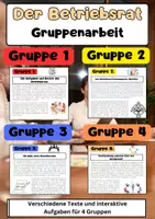 Vorschau - Stationenlernen - Betriebsrat Gruppenarbeit - Deckblatt