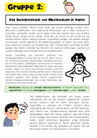 Vorschau - Arbeitsblätter - Vapes Gefahr für Jugendliche (Nikotin) Gruppenarbeit - Seite 3