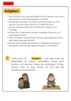 Vorschau - Arbeitsblätter - Flucht und Migration Gruppenarbeit: Push-Faktoren, Asyl & Integration - Seite 2