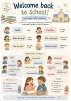 Vorschau - Stundenentwürfe - Back to school Englisch Worksheets - Seite 1