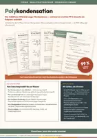Vorschau - Stundenentwürfe - Polykondensation — Chemie Qualifikationsphase - Deckblatt