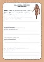 Vorschau - Arbeitsblätter - Steinzeit: Vom Affen zum Vormenschen - der Australopithecus - Seite 3
