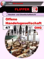 Vorschau - Unterrichtsreihen - Offene Handelsgesellschaft - OHG (Rechtsformen Flipper 4/7) - Deckblatt