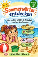 Vorschau - Arbeitsblätter - Sommerwörter entdecken | Wortarten, Silben & Alphabet - Deckblatt