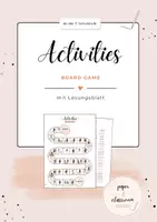 Vorschau - Spiele - Activities – Board Game mit Bildern | Wortschatz spielerisch üben - Deckblatt