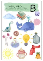 Vista previa - Tarjetas / Manipulativos - CONCIENCIA FONOLÓGICA. VEO, VEO..PALABRAS QUE EMPIEZAN POR... - página 2