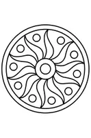 Vorschau - Arbeitsblätter - 30 kreative Mandalas für den Kunstunterricht - Seite 3