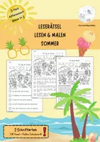 Vorschau - Arbeitsblätter - Leserätsel, Lesen&Malen Sommer - Deckblatt