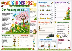 Vorschau - Arbeitsblätter - Kinderpost, Klasse 1, Alle Jahreszeiten, Lesen, Rechnen - Seite 1