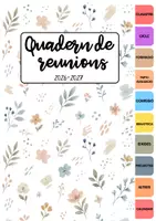 Vista previa - Para docentes: organización, planificación y formación - Plantilla per a good notes d'un quadern de reunions amb apartats i pestanyes. - Portada