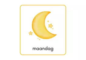 Voorbeeld - Dagen van de week + weerkaarten @bijjufeva - Pagina 1