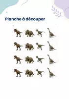 Aperçu - Feuilles d'exercices - 9 sudokus dinosaures gratuits – Maternelle PS, MS, GS – Logique & autonomie - Page 2
