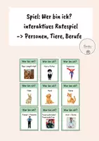 Vorschau - Spiele - Wer bin ich? interaktives Ratespiel - Deckblatt