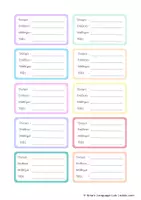 Προεπισκόπηση - Άλλος τύπος υλικού - Σχολικές Ετικέτες για Τετράδια & Ντοσιέ Παστέλ Σχέδια (Ready-to-Print) - Σελίδα 1