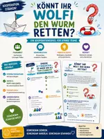 Vorschau - Spiele - 🤝 Kooperationsspiel für die Klasse | Teamarbeit & Sozialkompetenz spielerisch fördern - Deckblatt