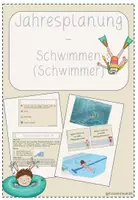 Vorschau - Stundenentwürfe - Schwimmen (Schwimmer) Jahresplanung - Deckblatt