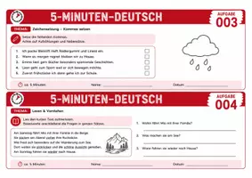 Vorschau - Arbeitsblätter - 67 Aufgaben: 5-Minuten-Deutsch! - Seite 2