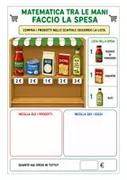 anteprima - Materiale di supporto/inclusione - MATEMATICA TRA LE MANI - FACCIO LA SPESA - Pagina 3