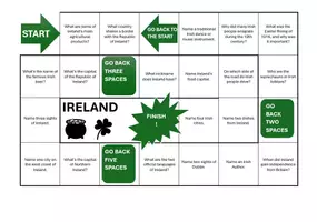 Vorschau - Spiele - Ireland Board Game - Plauderbrettspiel + Lösung - Deckblatt