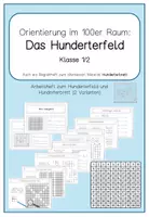 Vorschau - Arbeitsblätter - Übungsheft Hunderterfeld / Hundertertafel (Passend zum Schulstart in Klasse 2: Orientierung im 100er Raum) - Deckblatt