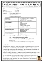 Vorschau - Text - Theaterstück Weihnachten Grundschule – „Weihnachten? Was ist das denn?“ - Seite 1