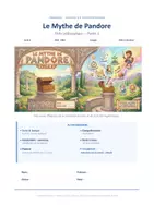Aperçu - Kit pédagogique: dossier complet du mythe de la boite de Pandore - Page de couverture