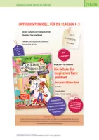 Vorschau - Stundenentwürfe - Unterrichtsmaterial "Die Schule der magischen Tiere ermittelt 1: Der grüne Glibber-Brief Neuausgabe" - Deckblatt