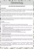Vorschau - Arbeitsblätter - So schön kann Gemeinschaft sein! Ein Lied über Gemeinschaft, Zusammenhalt & Vielfalt für die Grundschule - Seite 1