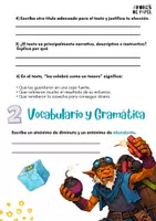 Vista previa - Unidades / Secuencias / Situaciones de Aprendizaje - Evaluación inicial de Lengua Castellana 5º y 6º de Primaria - página 2