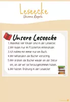 Vorschau - Poster - Regeln Leseecke - Deckblatt