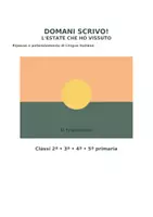 anteprima - Esercizi - Domani scrivo! - Pagina di copertina