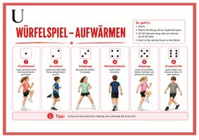 Vorschau - Spiele - Lauf-ABC Würfelspiel - Aufwärmen für Klasse 5-10 - Deckblatt