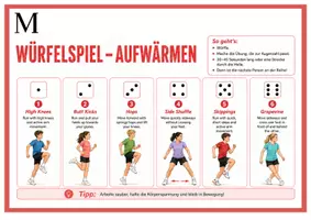 Vorschau - Spiele - Lauf-ABC Würfelspiel - Aufwärmen für Klasse 5-10 - Seite 1
