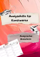 Vorschau - Arbeitsblätter - Analyshilfe für Kunstwerke - Dreischrittmethode - Deckblatt