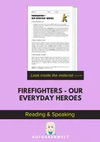 Vorschau - Arbeitsblätter - Firefighters - Our Everyday Heroes: Reading and Speaking (English) - Deckblatt