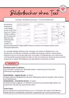 Vorschau - Unterrichtsreihen - Materialpaket Bilderbuch-Analyse - Deckblatt