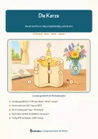 Vorschau - Arbeitsblätter - Die Kerze – Lesespurgeschichte mit Rätselaufgaben (Klasse 8) - Seite 2
