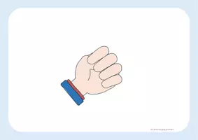 Vorschau - Fördermaterial/Inklusion - Zahleinführung - Tafelmaterial zur Zahldarstellung 0 bis 10 (Fingerbilder, Würfelbilder, Punktefeld, Strichliste, Zahl, Zahlwort) - Seite 2