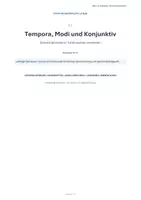 Vorschau - Unterrichtsreihen - Tempora, Modi & Konjunktiv – Zeitverhältnisse im Lateinischen sicher verstehen | Klasse 8–11 - Seite 1