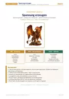 Vorschau - Stundenentwürfe - Spannend erzählen: Spannung erzeugen 5. und 6. Klasse - Deckblatt