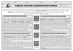 Vorschau - Arbeitsblätter - Filmmusik: 4. Filmkompositionstechniken kennenlernen - Seite 2
