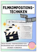 Vorschau - Arbeitsblätter - Filmmusik: 4. Filmkompositionstechniken kennenlernen - Deckblatt