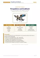 Vorschau - Stundenentwürfe - Erzählperspektive und Präteritum üben - Deckblatt