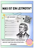 Vorschau - Arbeitsblätter - Filmmusik: 5. Was ist ein Leitmotiv? - Deckblatt