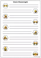 Vorschau - Arbeitsblätter - Unsere Klassenregeln - Arbeitsblatt - Seite 2