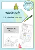 Vorschau - Arbeitsblätter - Arbeitsheft Märchen (schreiben) - Deckblatt