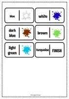 Vorschau - Interaktives Material - Colours Domino – Englischunterricht - Seite 1