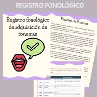 Vista previa - Refuerzo / NEE / Materiales de apoyo - REGISTRO FONOLÓGICO - Portada